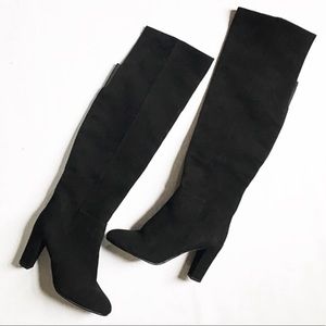 Halogen ‘Noble’ over the knee boot - size 7 black